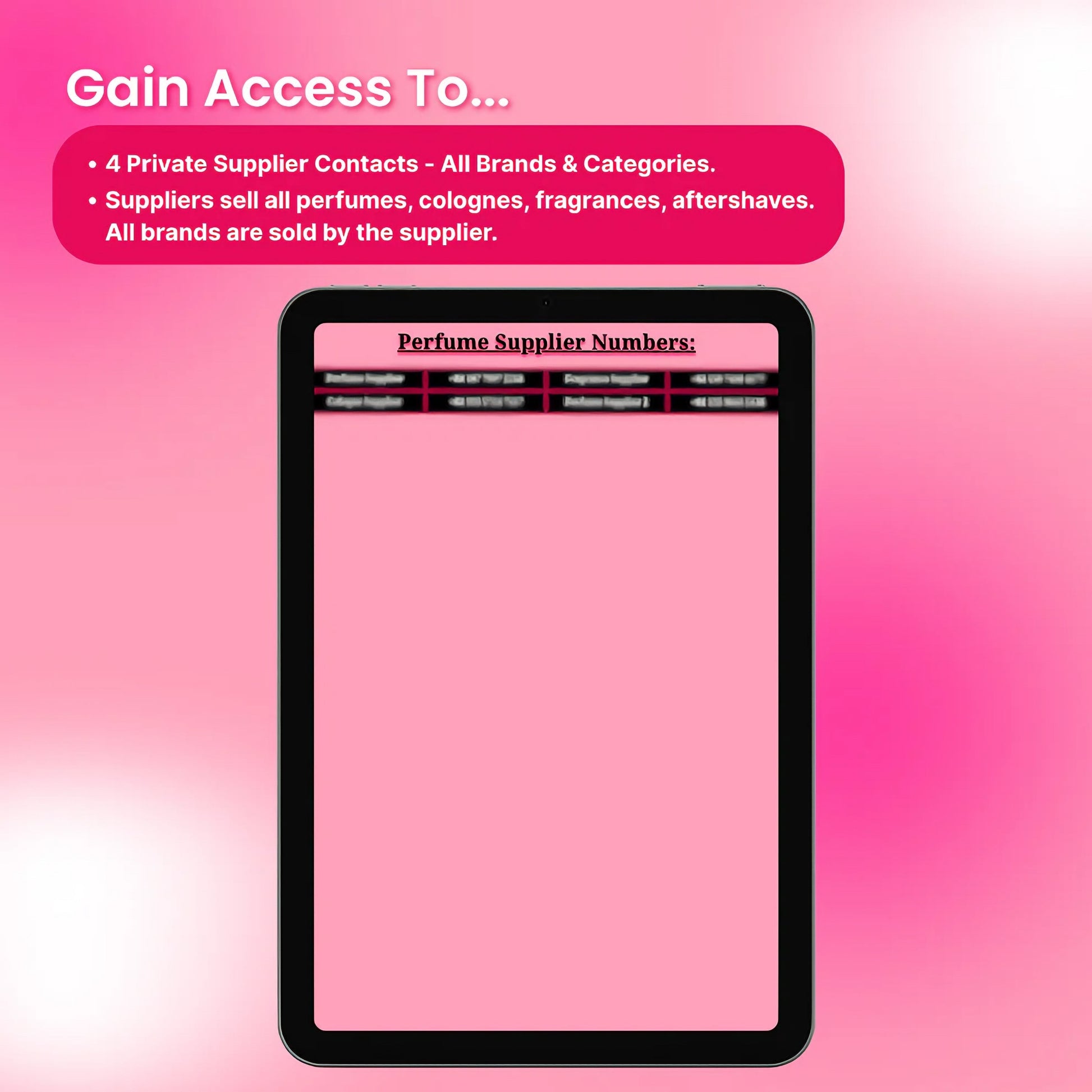 Perfume Suppliers - The Resell Girl