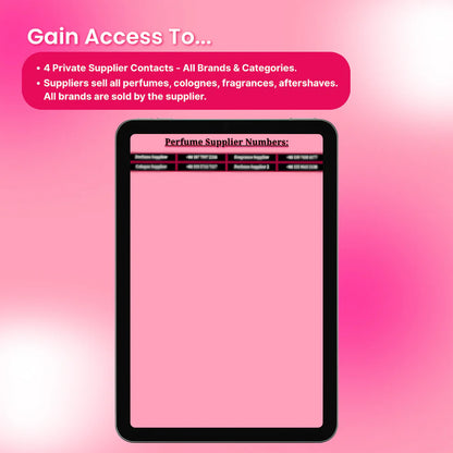 Perfume Suppliers - The Resell Girl